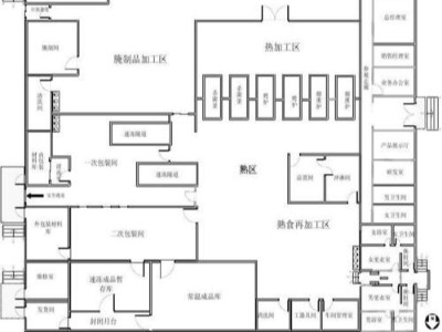 海產(chǎn)品加工車間平面圖